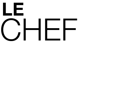 Le chef Jacques Bovier